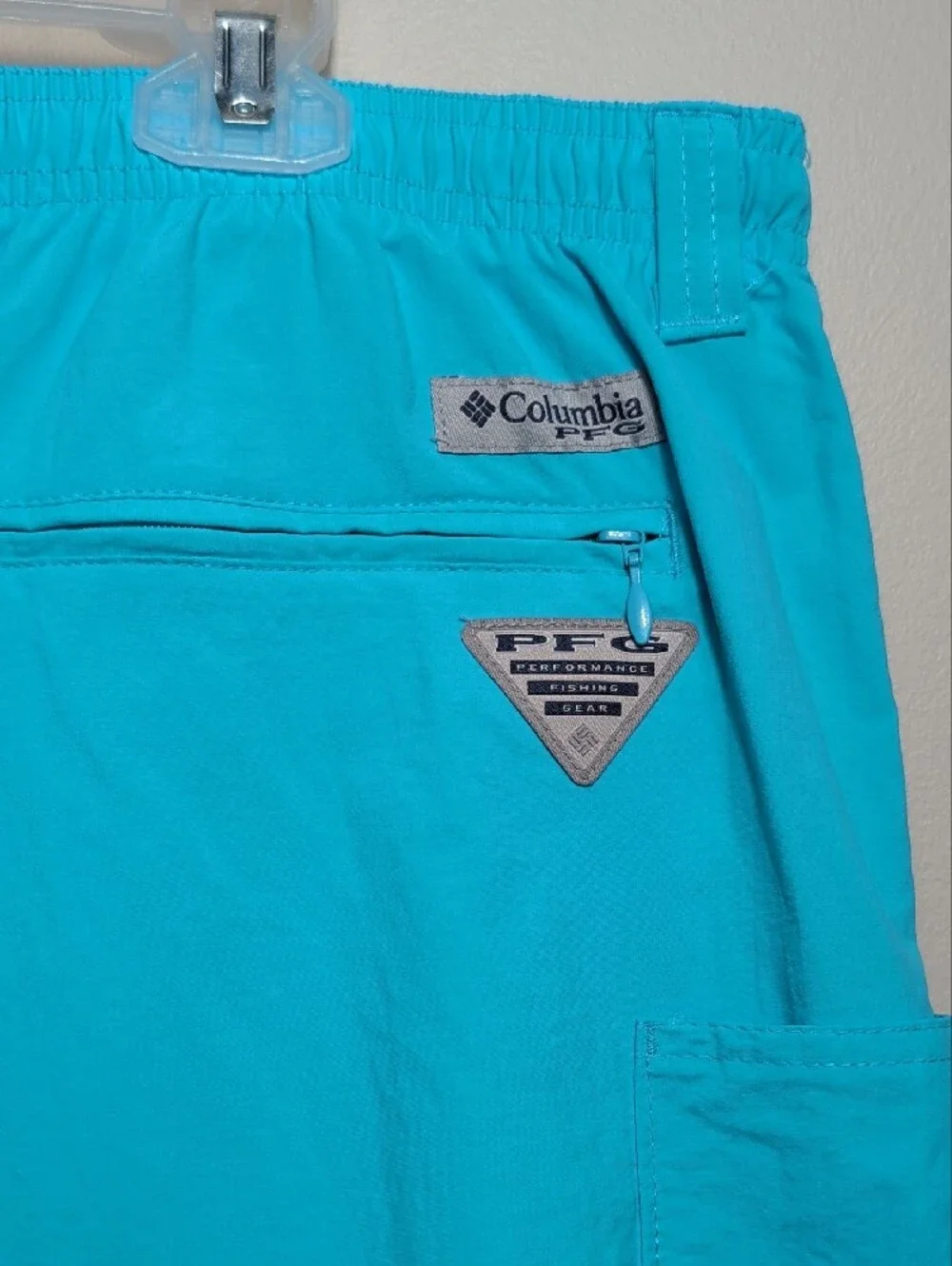 Columbia PFG Backcast IV Water Shorts Ocean Teal Men's Size XXL Beach Fishing